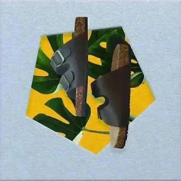 Jeossy Women's Two Buckle Slides Sandals Adjustable Summer Shoe - Picture 4 of 10